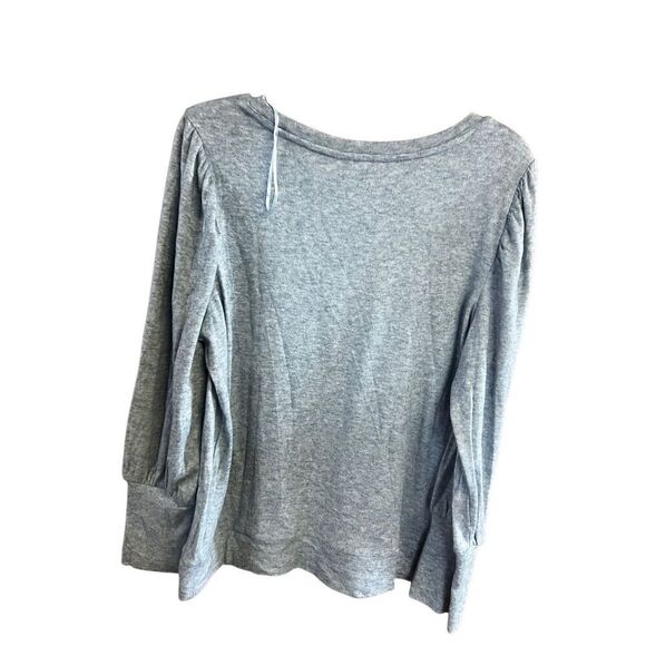 LC Laura Conrad Puff Sleeve Knit Sz XL Green NWT - Picture 2 of 8